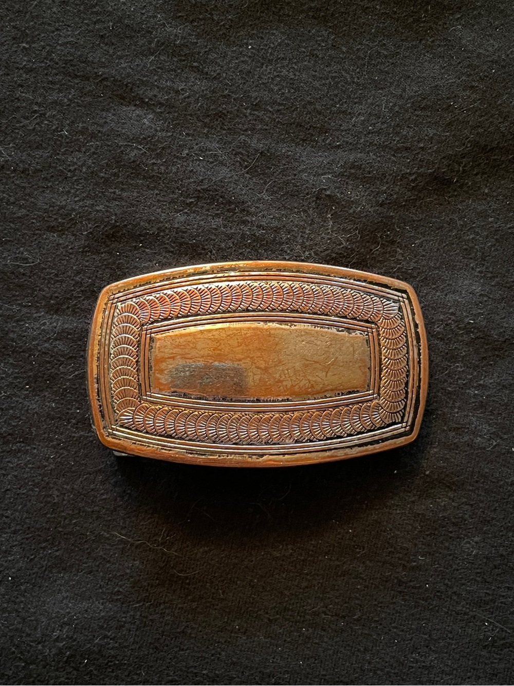 Vintage Brass Belt Buckle